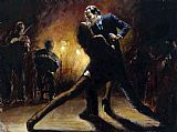 Tango Canvas Paintings - Tango III